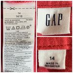 Gap Women's Romper Pink Adjustable Straps Linen Blend Salmon Pink New Size 14 Photo 9