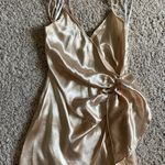 superdown Lennie Wrap Dress Champagne Photo 1