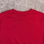 A New Day NWOT Red Short Sleeve Slim Fit Ribbed T-Shirt Photo 4