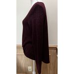 SO  ~ Long Sleeve Top ~ Knots In Front ~ Size Medium ~ Burgundy Photo 3