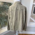 Boohoo Khaki Tan Olive Denim Jean Jacket Size 10 Photo 2