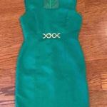 Tahari  ASL Levine Jacquard Textured Square Neck Sheath Dress Size 10 Careerwear Photo 0