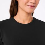 FIGS  Ribbed Longsleeve Underscrub in Black, Size Large Photo 2