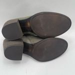 Lucky Brand Boots Size 9 Women's Branndi Bootie Ankle Leather Green/Taupe Heel Photo 13