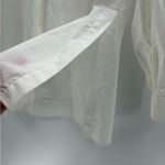 Cuyana  Poplin office Balloon white Sleeve Shirt long sleeve blouse size xs NWT Photo 3