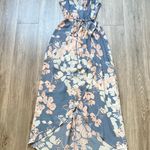 ASTR the Label Floral Faux Wrap High Low Midi Dress Size S Photo 1