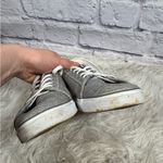 Vans Heather Grey women’s size 9 classic lace up shoes Photo 4