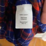 J.Crew Shirt Dress Red Blue Pockets Flannel Plaid Casual Comfy Trendy Neutral Photo 7