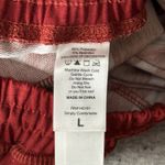 LuLaRoe  Pants Womens Large Red White Jogger Sweatpants Casual Lounge‎ Athleisure Photo 7