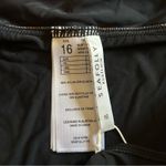 Seafolly  Australia‎ Twist Band Hipster Swim Bikini Bottom Silk Road Black NWT 12 Photo 4