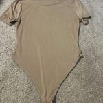 Boohoo Tan Colored Body Suit Photo 4