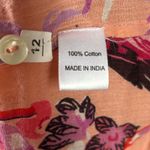 Banjanan Chrissie Buttondown Shirt in Jubilee Tropical Pink Bird Print Size XXL Photo 5