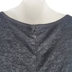 Bebe NEW  Black Lace Floral Romper Sleeveless Short Size 16 Photo 5