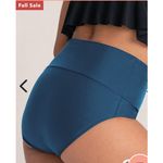 Brand New Shapermint Essentials Women's Size 2XL High Waisted Bikini Bottoms Blue Photo 1