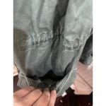 Hurley Utility Jacket Olive Green Cargo Pockets Drawstring Hooded Lightweight Casual Photo 5