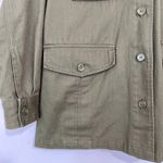 Forever 21 Women’s Long Sleeve Military Style Jacket w/ Embroidery Army Green Sm Photo 3