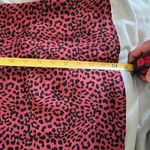 EXPRESS  Women's Terracotta Leopard Print V-Neck Cuffed Sleeve Blouse Small Photo 6