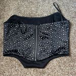Amazing Lace Beaded Corset Crop Top Photo 3