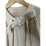 Vintage Acrylic Fibre 100% VIRGIN Soft Knit Open Tie Cardigan Sweater Romania Photo 2