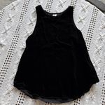 Gap  Black Velvet Sleeveless Tank Top Photo 2