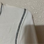 Sanctuary  white roadster thermal long sleeve mock neckline tee shirt NEW SMALL Photo 2