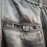 White House | Black Market Black WHBM Satiny Cargo Joggers Size 10 VGUC Photo 4