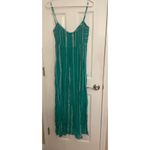 VIX Maxi Dress, Latge, Tulum Yola Tricia, Green, A60 Green Size L Photo 6