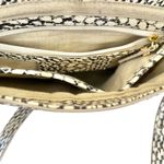 India Hicks Lady P Snake Print Leather Satchel Bag Crossbody Handbag Photo 5