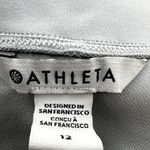 Athleta Endless High Rise Pants Cropped High Rise Straight Leg Snowfall Blue 12 Photo 2