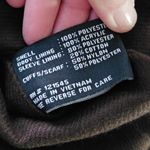 London Fog  Tan & Brown Trenchcoat With Coordinating Brown Scarf Size Small Photo 4