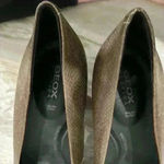 Geox  Respira High Heels Annya Leather Shoes Brown Pumps Size EU 39.5 US 9 Photo 3