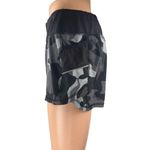Athleta  Black Gray Camo Camouflage Activewear Fitness Yoga Running Shorts Size S Photo 1