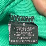 Faded Rose Short Sleeve Baby Tee Junior Small Green Ribbed Embroidered Logo Top Size undefined Photo 4