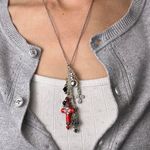 Women's Multi Colored Silver Cross Jewellery Photo 1