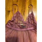 Victoria's Secret Victoria’s Secret Women’s Small Y2K Lace Mesh Sheer Strap Babydoll Nighty Slip Photo 4