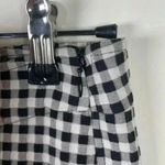 Scotch & Soda  Black And White Aloha Hula‎ High Rise Gingham Skinny Leg Pant Photo 5