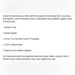 Journee Collection  Women’s Haylinn Square Toe Bootie- Black- Size 9.5 Photo 9