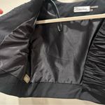 Calvin Klein  Black Ruched Bolero Jacket Sz Small NEW Photo 4