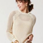 Spartina 449 Women's Shelby Crewneck Buttercream Sweater Photo 0