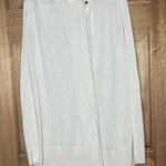Lululemon women’s white Cream Hooded Cardigan size 8 Photo 0