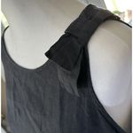 Bellambia Dress Linen Blue Eyelet Trim Italy Beach Boho Bow Lagenlook Coverup M‌ Size M Photo 6