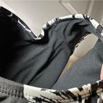 Time & Tru White/Black Print Mesh High Neck One Piece Swimsuit 1X Photo 4