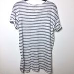Vince  Linen Striped Crewneck Tee Size Small Photo 7