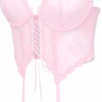 Savage x Fenty Pink Lace Plus Size At First Sight Bustier 1X Photo 5