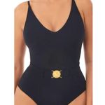 MiracleSuit SKINNY DIPPERS  BLACK SIMBA LUCKY CHARM ONE PIECE SWIMSUIT 6529188 L Photo 5