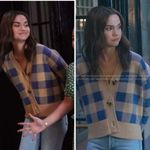 Madewell NWT Bayberry Cardigan Sweater in Buffalo Check, XXS, Kim Kardashian Photo 2