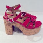 Journee Collection Jania Tru Comfort Platform Sandal Women's 7 Red Cork NWOT Photo 7