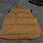 American Eagle Vintage reversible, vest, brown, and pink Photo 6