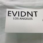 EVIDNT Los Angeles Size 26 Essen Relaxed White Raw Hem Straight Leg Denim Jeans Photo 4