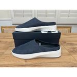 Wolf & Shepherd Cruise Mules Navy White Nubuck Leather Size 9.5 US NIB Unisex Blue Photo 2